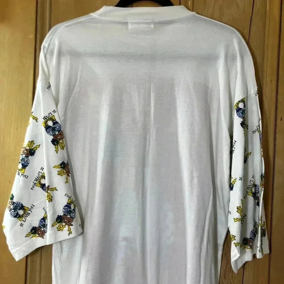 Jennifer Dale Womens Vintage 1992 Reindeer Christmas Pajama Medium White XM EXC - Picture 10 of 11